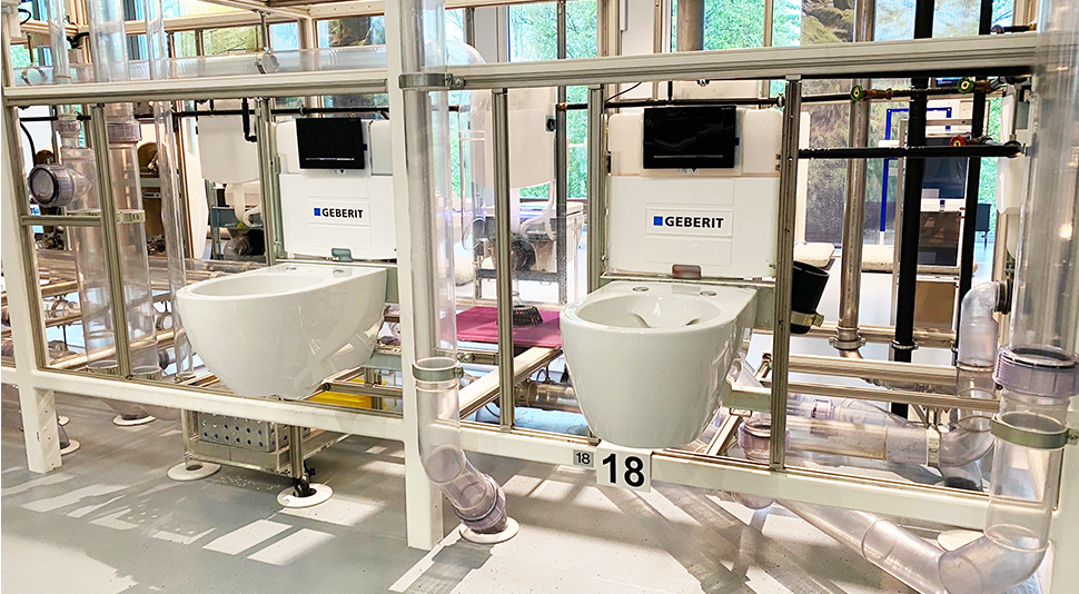 Geberit WC Aussstellung